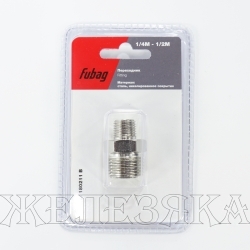 Переходник для компрессора муфта M1/4"-M1/2" FUBAG