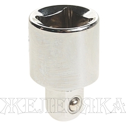 Переходник ключа F1/2"-M3/8" ЭВРИКА