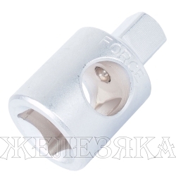 Переходник ключа F1/2"-M3/8" с отверстием под вороток FORCE