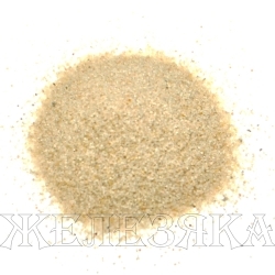 Песок кварцевый 0.5-1.0мм окатанный для пескоструйных работ 25кг мешок ТЕХСТРОЙ