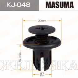 Пистон MASUMA KJ-048 GM/Honda/Suzuki