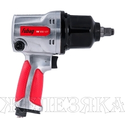 Пневмогайковерт ударный IW900 1/2" (880Нм_6.3бар_1/2") + набор головок_кейс