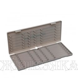 Поводочница Hooklenght Box Gray 23х10см