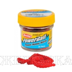 Приманка Powerbait Honey Worms 25 red (55шт)