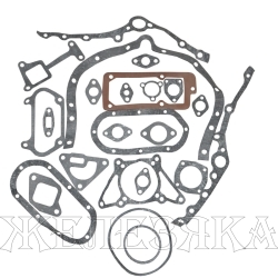 Прокладка двигателя ЯМЗ-7511 общ.головка паронит к-т 26наим.