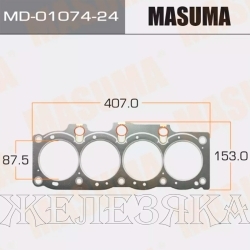 Прокладка головки блока TOYOTA Camry 2.0 16V 87-92 3S-FE (графит-эластомер) MASUMA