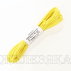 Провод монтажный ПГВА 5м S=1.00мм желтый