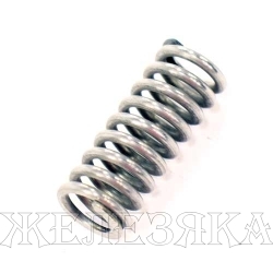 Пружина сжатия 1.5x10x25x9.8 пружинная сталь EN 10270-1-SH STAMO