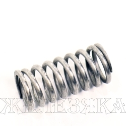 Пружина сжатия 1.5x12x25x8 пружинная сталь EN 10270-1-SH STAMO