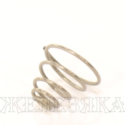 Пружина сжатия коническая 1x18x15x5 нержавеющая сталь STAMO