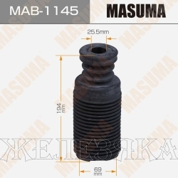 Пыльник амортизатора MITSUBISHI Colt 05- переднего лев/прав MASUMA