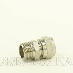 Соединитель M1/2"-16x2мм для металлопластиковых труб VALTEC