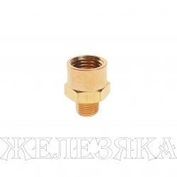 Соединитель резьбовой ER-MFE02/04:M1/8"x F1/4" ЭВРИКА /1/10