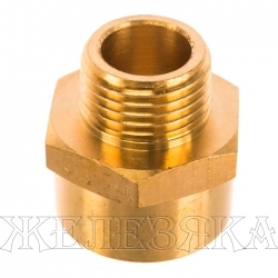 Соединитель резьбовой ER-MFE08/12:M1/2"x F3/4" ЭВРИКА /1/10