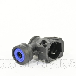 Соединитель трубки ПВХ,полиамид d=6х1.0мм ABC-Regular угольник пластик STARTEC