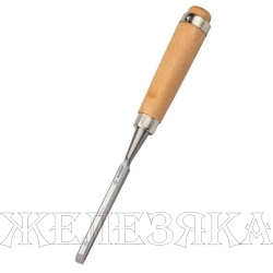 Стамеска-долото 10мм деревянная ручка из бука Классик ЗУБР