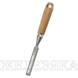 Стамеска-долото 18мм деревянная ручка из бука Классик ЗУБР