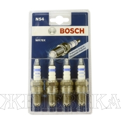 Свеча зажигания ВАЗ-2108-099 BOSCH WR78X 4шт