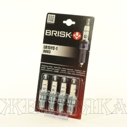 Свеча зажигания ВАЗ-2111 BRISK super блистер к-т