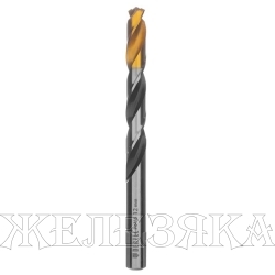 Сверло по металлу 12.0х151мм блистер Р6М5 Golden Tip DENZEL