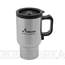 Термокружка 450ML с пл. крышкой (T.TK-001K-450) Тонар