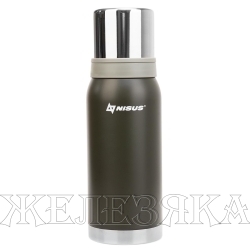 Термос (N-TM-039-KC) 1000ML (2 крышки-кружки, чехол) Nisus МП