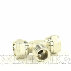 Тройник M1/2"-16х2мм для металлопластиковых труб GENERAL FITTINGS