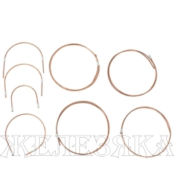 Трубка тормозная ГАЗ-3110 медь к-т