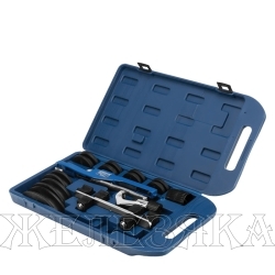 Трубогиб ручной механический, башмаки 1/4"–7/8", в пластиковом кейсе// Stels