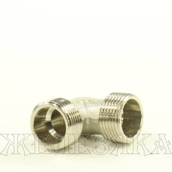 Уголок M3/4"-M3/4" никелированная латунь GENERAL FITTINGS