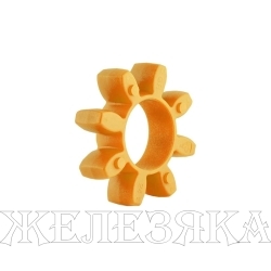 Упругий элемент типа паук желтый EG48060, EG48060-ISKRA