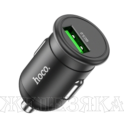 Устройство зарядное для мобильных устройств Hoco Z43 Mighty single port QC3.0 black