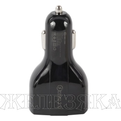 Устройство зарядное для мобильных устройств Red Line 2 USB+ Type-C 25W QC черный