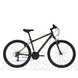 Велосипед 26" Stark'22 Outpost 1 V рама 18" 21-ск. черный/зеленый