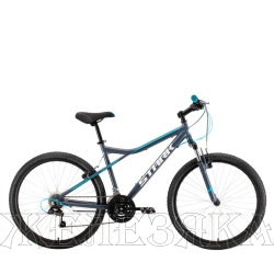 Велосипед 26" Stark'22 Slash 1 V рама 16" 21-ск. серый/голубой