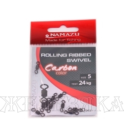 Вертлюг Pro Rolling Ribbed Swivel №5 24кг