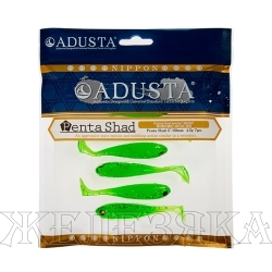 Виброхвост ADUSTA Penta shad 2" 114 Green Chart Seed Shiner