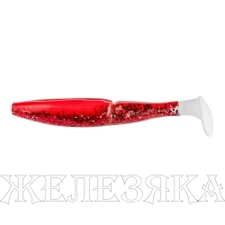 Виброхвост Guru 5,0"/12,7 см Red Sparkles WT 5шт. (HS-31-034) Helios