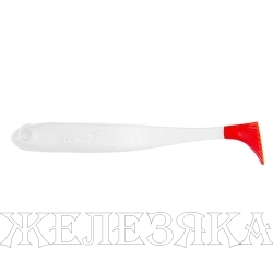 Виброхвост Jumbo 4,95"/12.5 см White RT 5шт. (HS-7/1-003) Helios