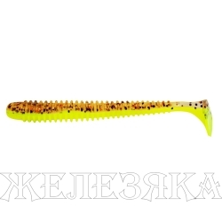 Виброхвост Liny Catcher 2,35"/6 см Golden Lime 12шт. (HS-5-048) Helios