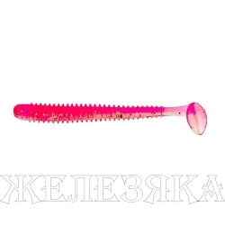 Виброхвост Liny Catcher 2,35"/6 см Silver Sparkles & Pink 12шт. (HS-5-035) Helios