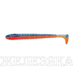 Виброхвост Liny Catcher 2,35"/6 см Star Blue & Orange 12шт. (HS-5-044) Helios