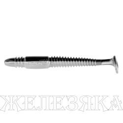 Виброхвост Minoga 3,75"/9.5 см Black & Pearl 5шт. (HS-17-028) Helios (0)