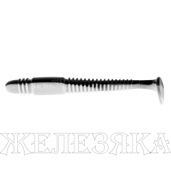 Виброхвост Minoga 3,75"/9.5 см Black & White 5шт. (HS-17-023) Helios (0)