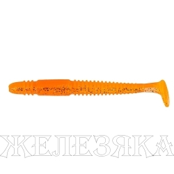 Виброхвост Minoga 3,75"/9.5 см Orange & Sparkles 5шт. (HS-17-022) Helios