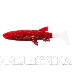 Виброхвост Nelma 3.15"/8 см Red Sparkles WT 6шт. (HS-26-034) Helios