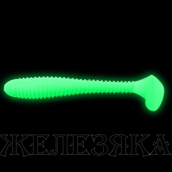 Виброхвост несъедоб. Catcher 2,75"/7 см Phosphorus 100шт. (HS-1-041-N) Helios