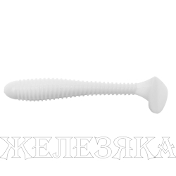 Виброхвост несъедоб. Catcher 2,75"/7 см White 100шт. (HS-1-001-N) Helios