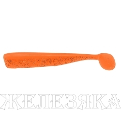Виброхвост несъедоб. Chebak 3,15"/8 см Orange & Sparkles 100шт. (HS-3-022-N) Helios