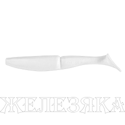 Виброхвост несъедоб. Guru 3,0"/7,62 см White 100шт. (HS-29-001-N) Helios
